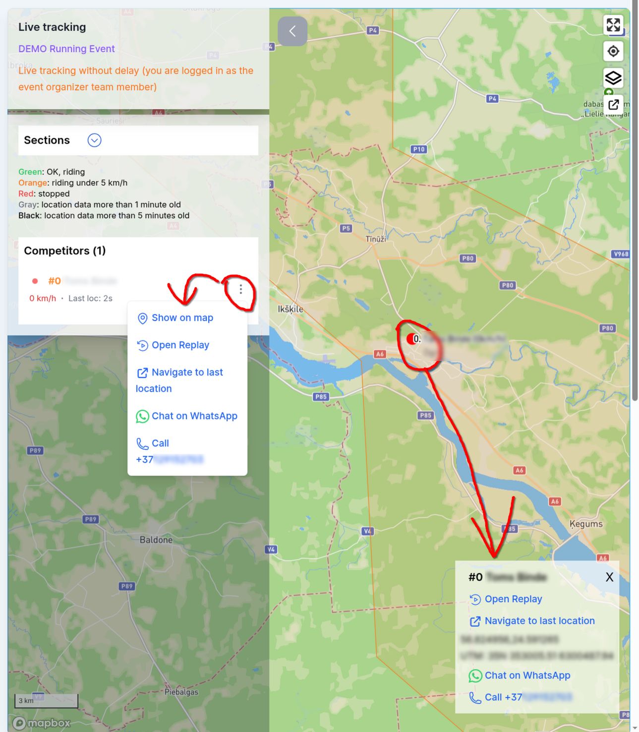 You can adjust the tripmeter with external keys: