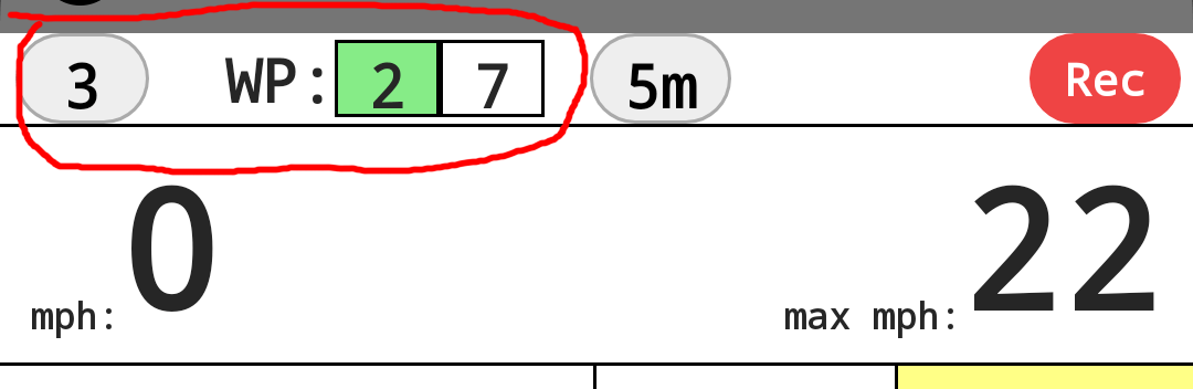 RBR Roadbook Reader skip a waypoint feature